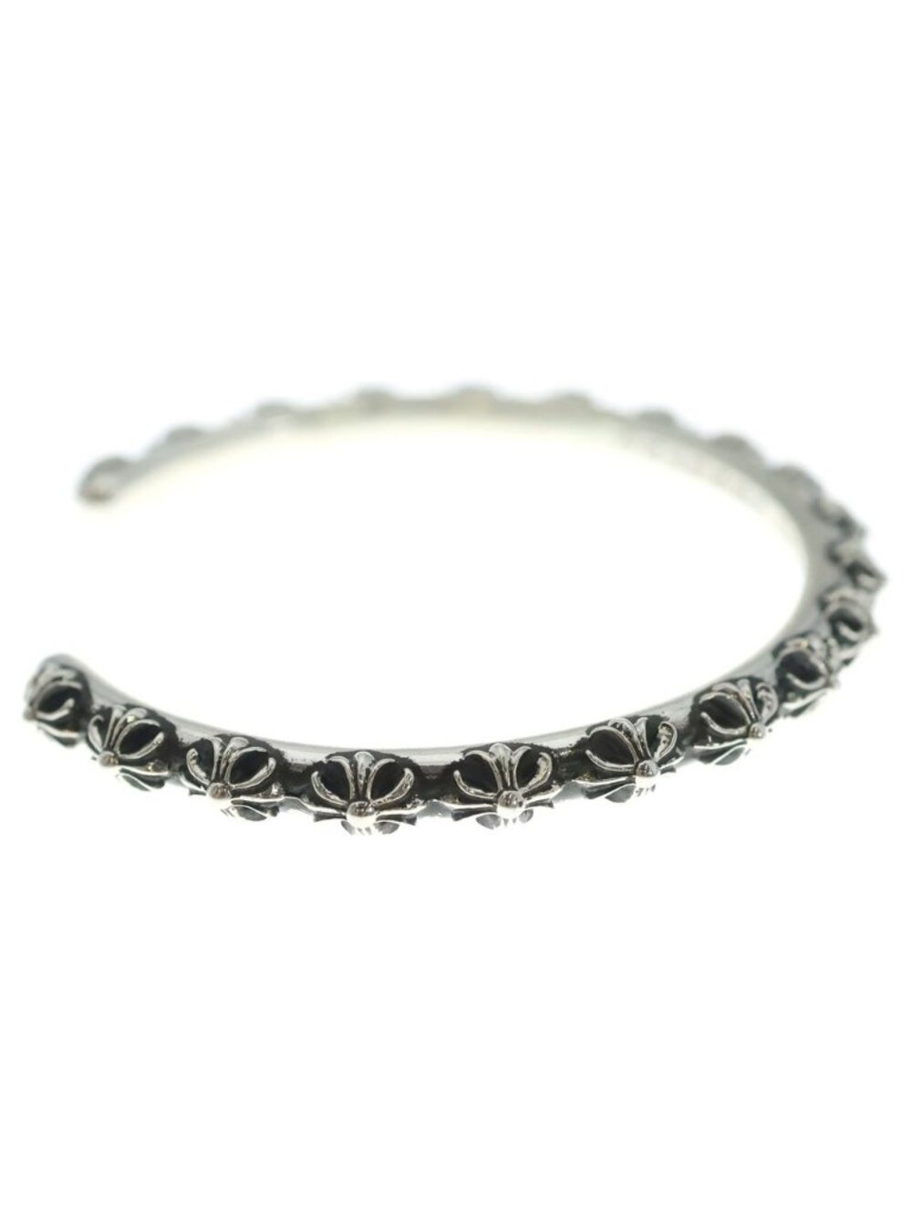 Chrome Hearts Bangle Cross Band Bracelet Silver - Picture 3 of 6